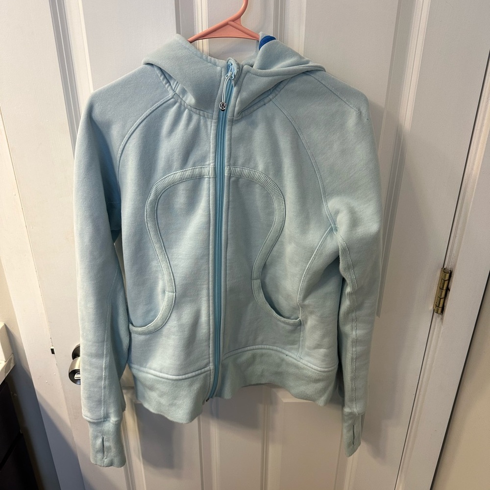 Lululemon Athletica Blue Zip-Up Hoodie Sweatshirt